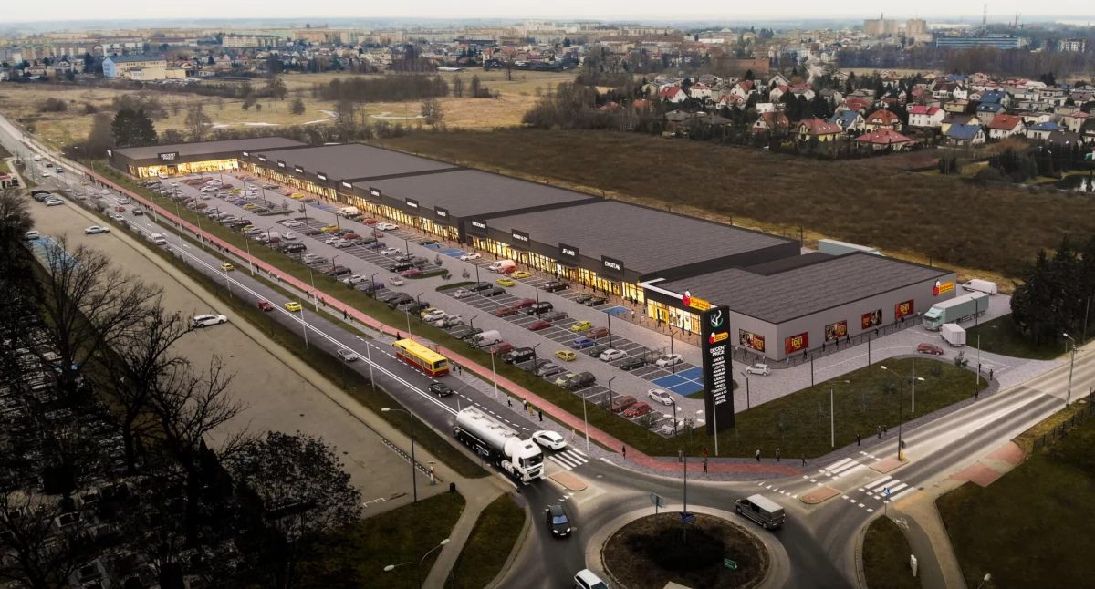 Rusza budowa drugiego centrum handlowego przy cmentarzu w Ciechanowie. Jakie sklepy powstaną?