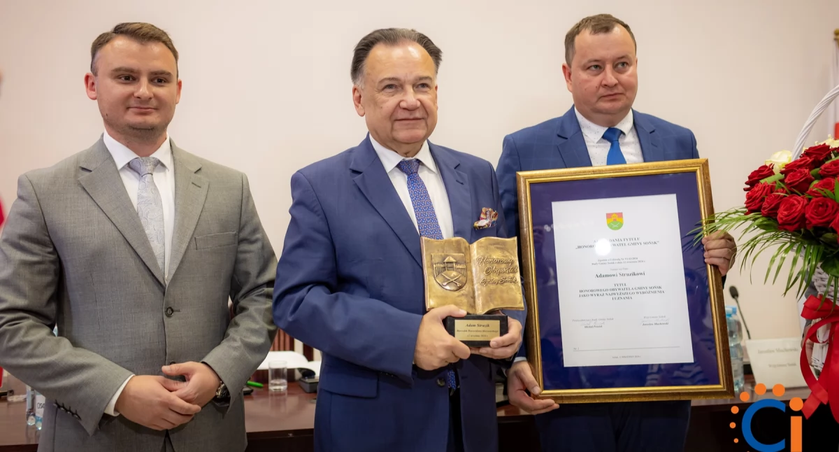 Gmina Sońsk ma pierwszego honorowego obywatela [zdjęcia]