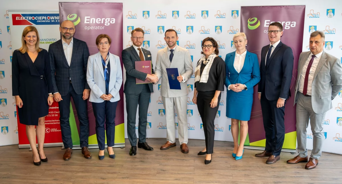 W Ciechanowie podpisano umowę. Pierwszy klaster energii elektrycznej w Polsce już działa