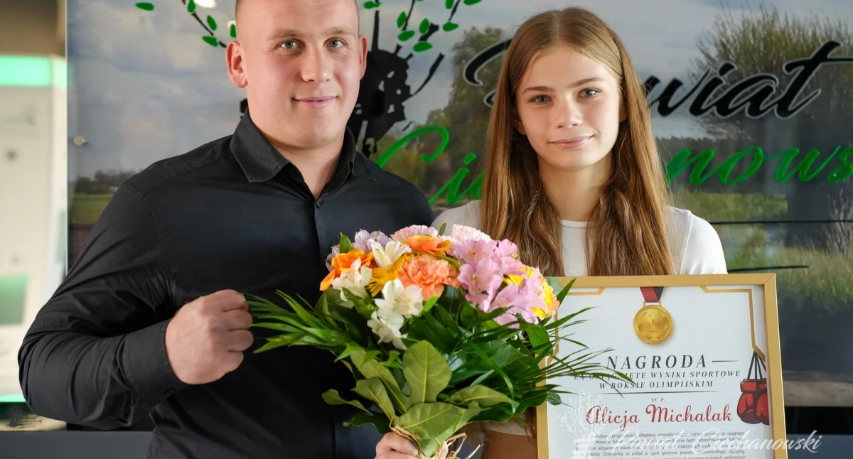 Mistrzyni Europy z nagrodą od Zarządu Powiatu Ciechanowskiego