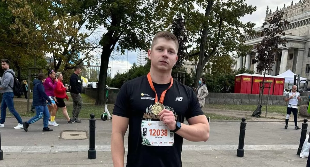 Ciechanowski policjant z pasją do biegania