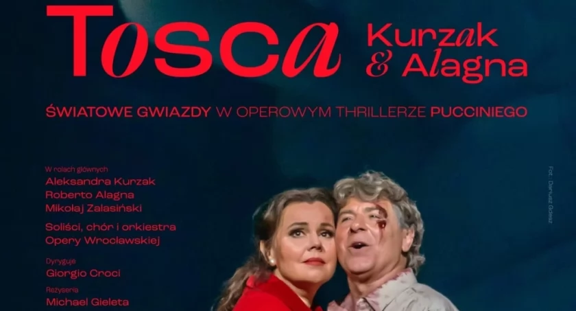 Retransmisja spektaklu „Tosca” Giacomo Pucciniego z Opery Wrocławskiej w Ciechanowie