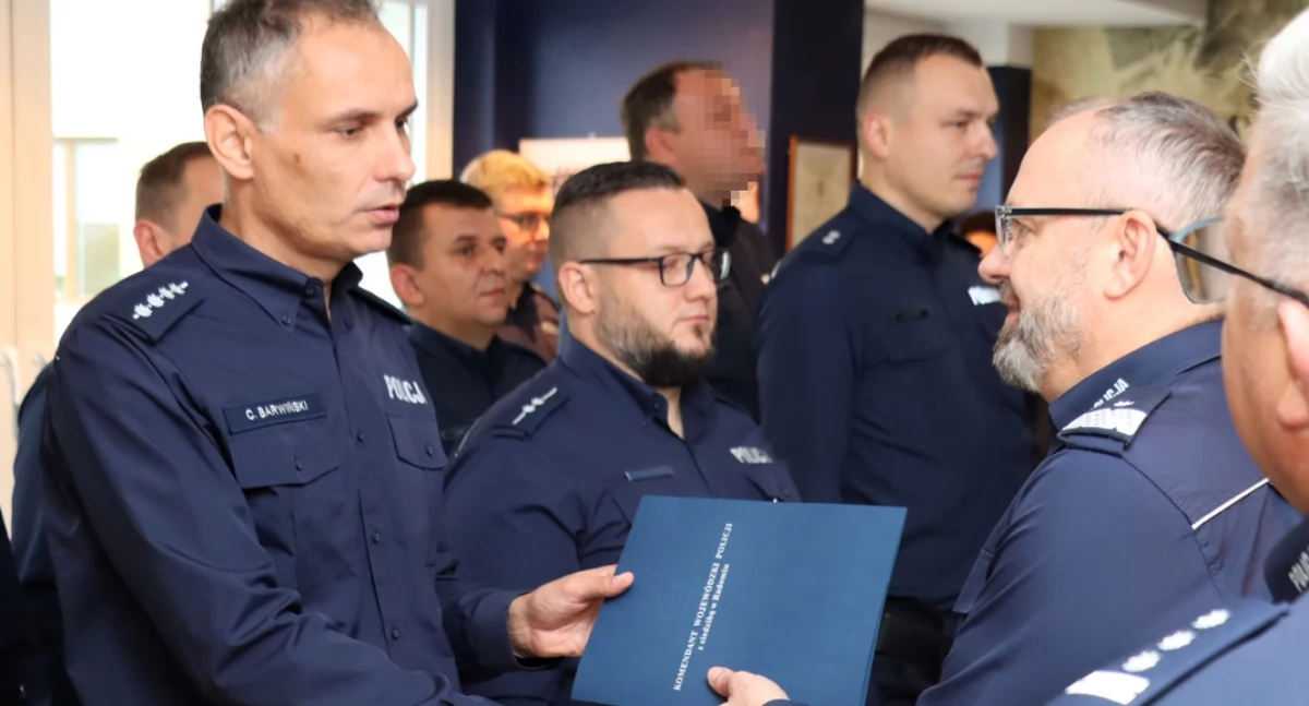 Policjant z Ciechanowa wśród najlepszych kryminalnych na Mazowszu