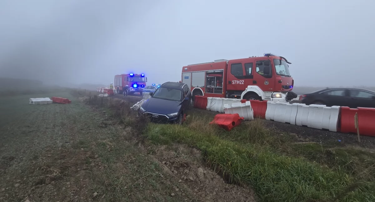 Z ostatniej chwili: Wypadek i utrudnienia w ruchu. Trwa akcja służb [zdjęcia]