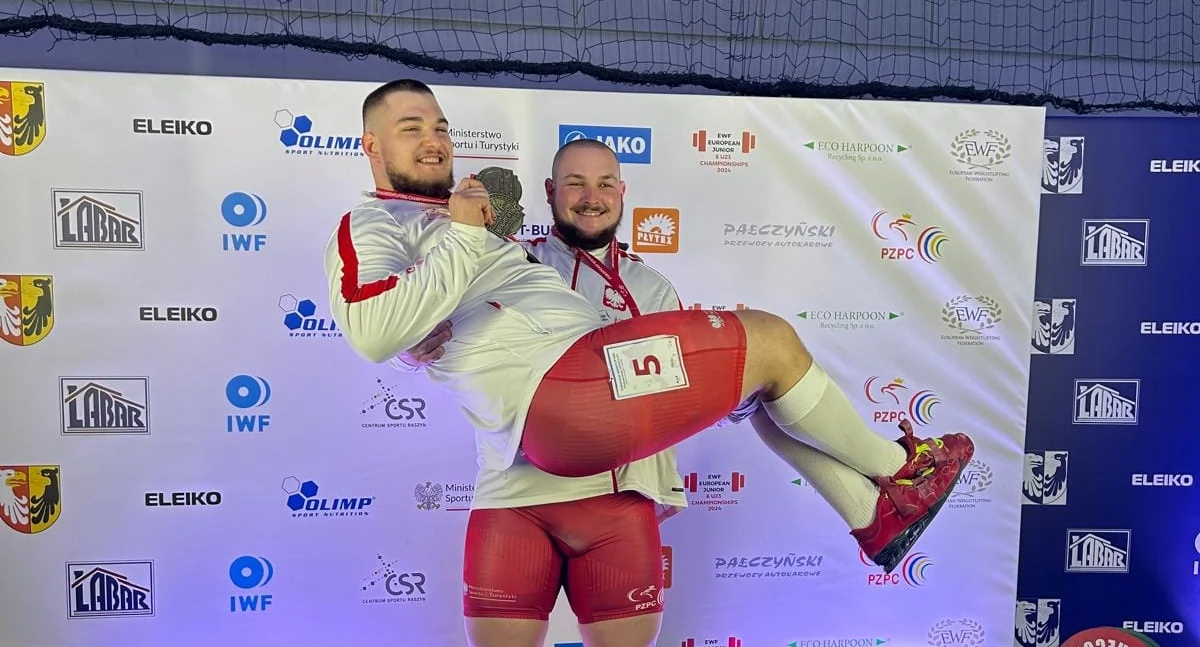 Ciechanowski ciężarowiec ze złotym medalem Mistrzostw Europy Juniorów!