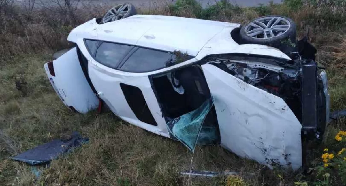 O krok od tragedii. Czołówka podczas wyprzedzania w Ciechanowie [zdjęcia]