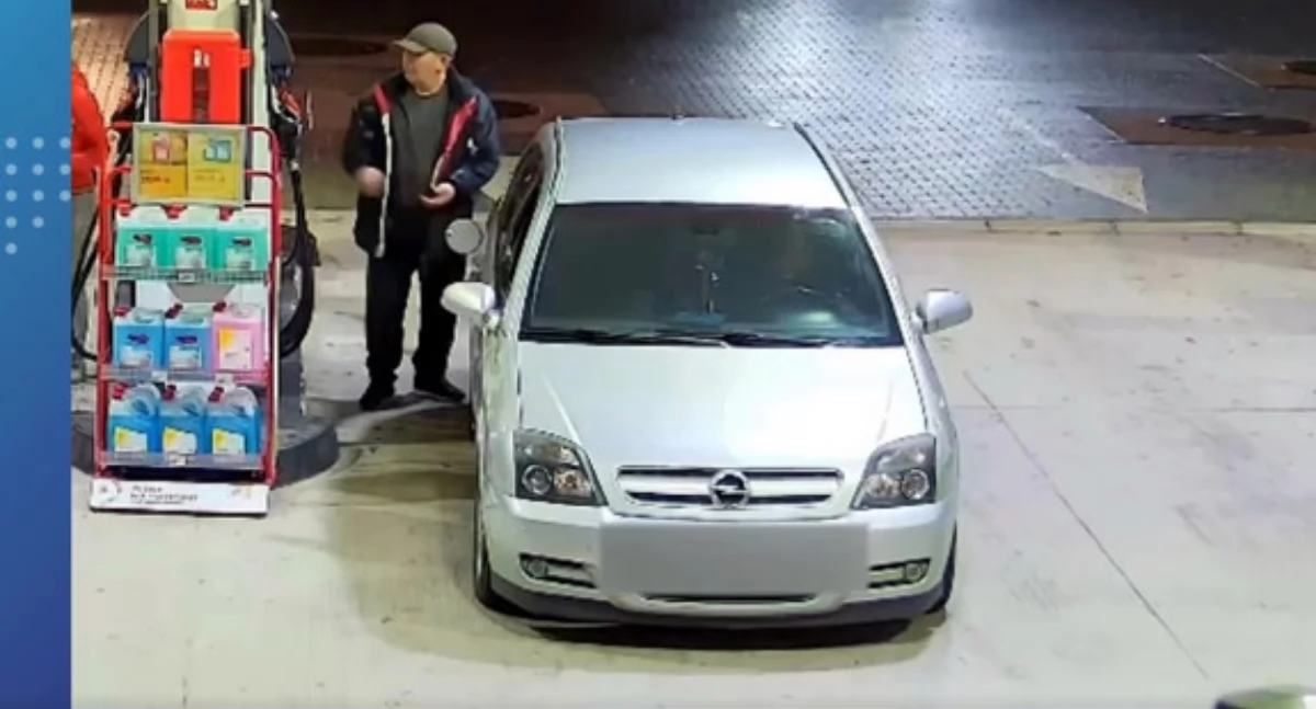 Zatankował i odjechał. Złodziej na stacji paliw [wideo]