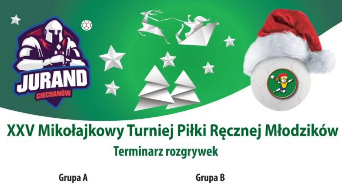 Przed nami Mikołajkowy Turniej Piłki Ręcznej Młodzików w Ciechanowie