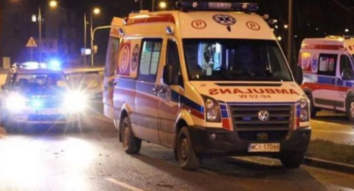 Poważny wypadek. Samochód dostawczy uderzył w pieszego