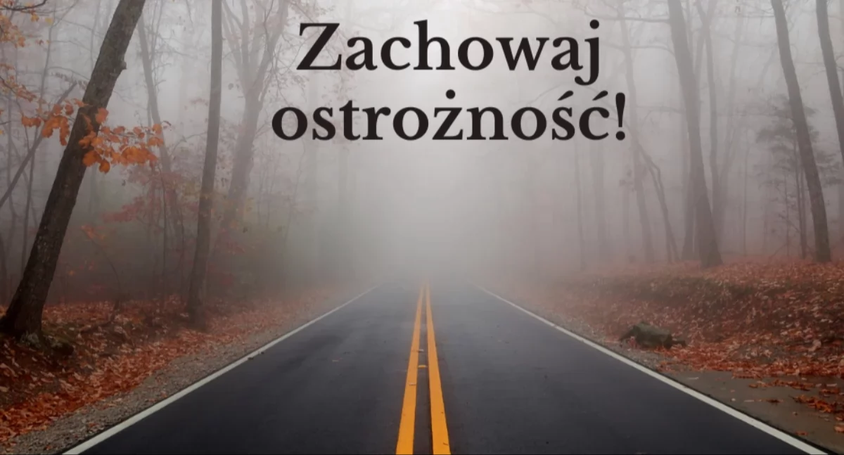 Uważajcie na drogach! Alert dla powiatu ciechanowskiego 
