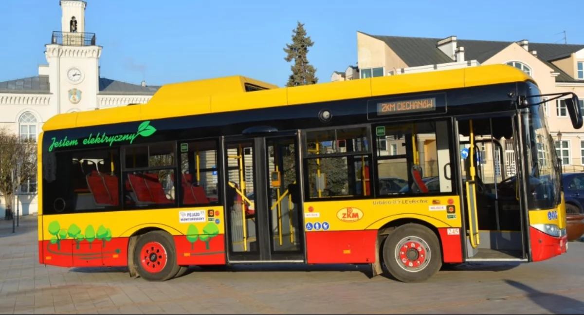 Ponad 3,5 mln zł dla ZKM w Ciechanowie na kolejne autobusy elektryczne