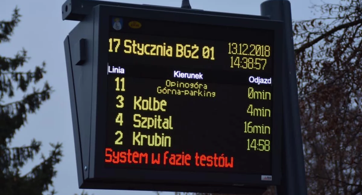 W Ciechanowie pojawią się kolejne elektroniczne rozkłady jazdy?