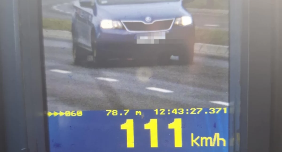 Pirat drogowy na ul. Tatarskiej w Ciechanowie. Zatrzymała go grupa Speed