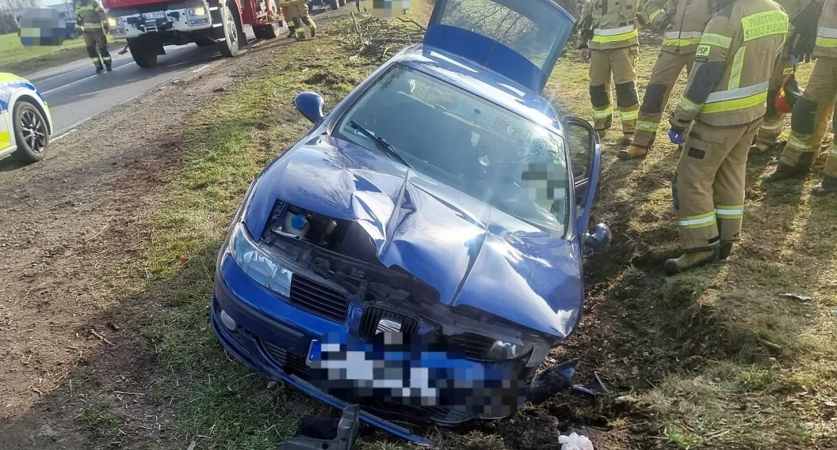 [AKTUALIZACJA] Poważny wypadek w Gogolach Wielkich koło Ciechanowa