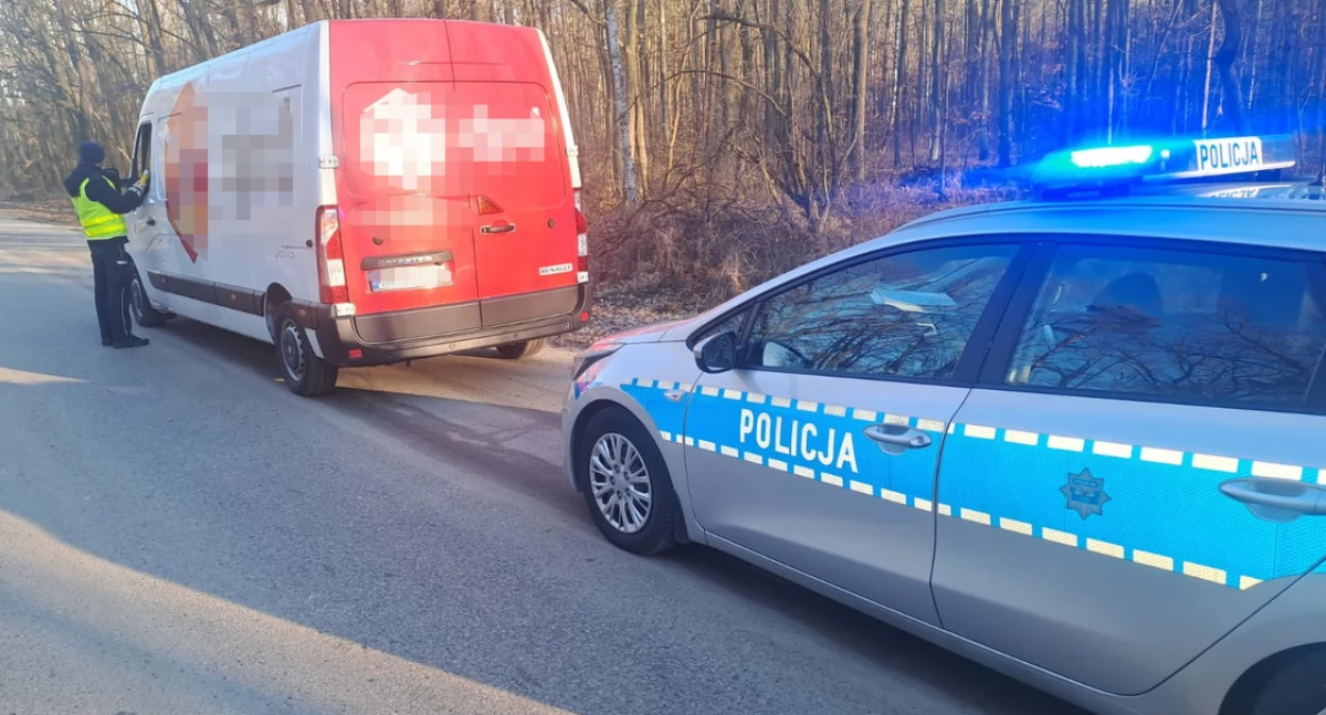 Policja kontrolowała kurierów. Posypały się mandaty