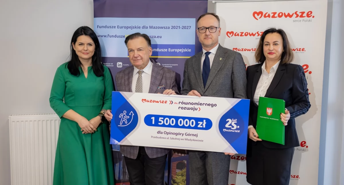 Władze gminy Opinogóra Górna pozyskały dofinansowanie na ruchliwą drogę