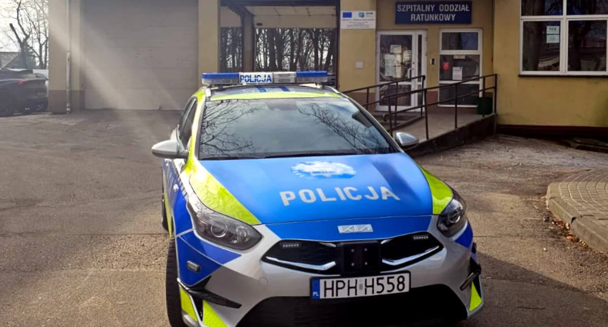Liczyła się każda chwila. Policja eskortowała auto z poparzonym 13-miesięcznym dzieckiem