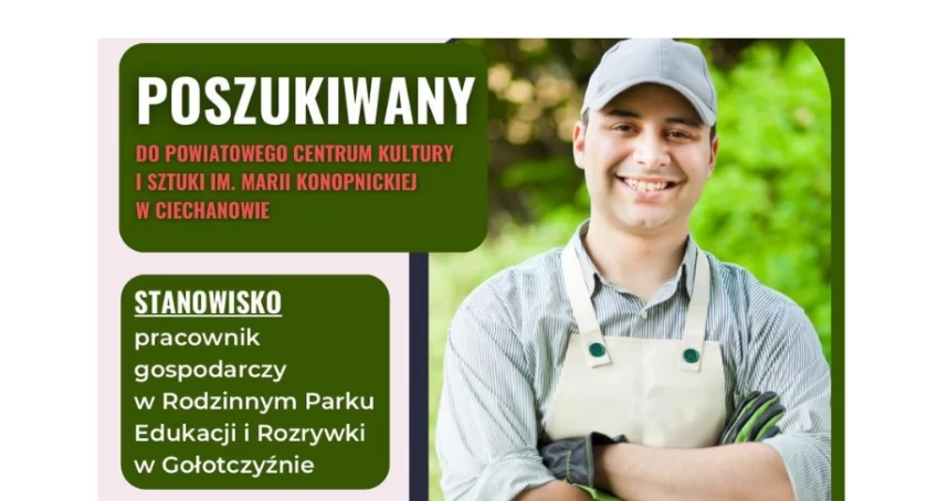 Oferta pracy w Rodzinnym Parku Edukacji i Rozrywki w Gołotczyźnie