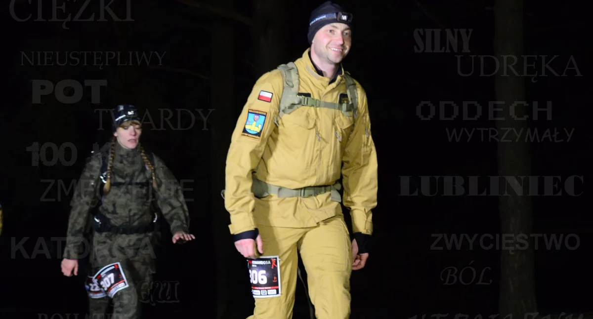 Pobiegł na 100 kilometrów. Strażak z Ciechanowa rywalizował w Setce Komandosa