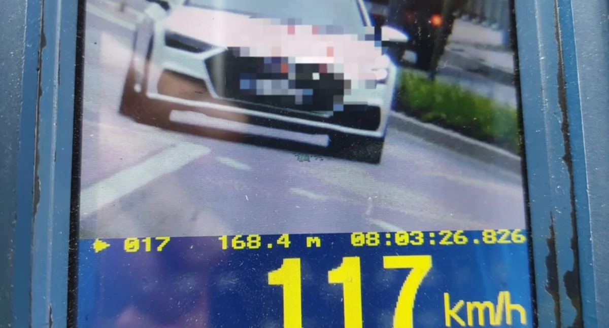 Kierowca audi pędził w Ciechanowie 117 km/h