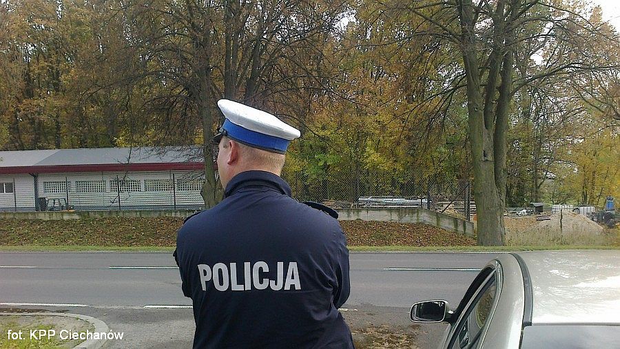 Policyjne kontrole w Pęchcinie