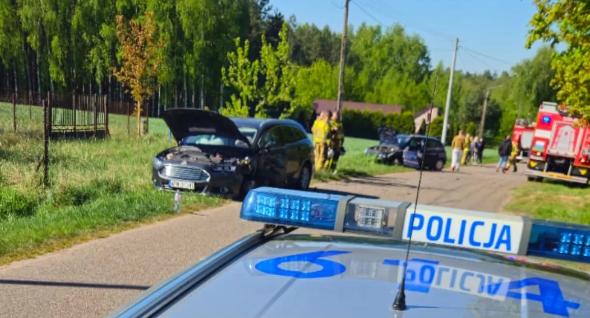 Pilne! Zderzenie dwóch pojazdów osobowych