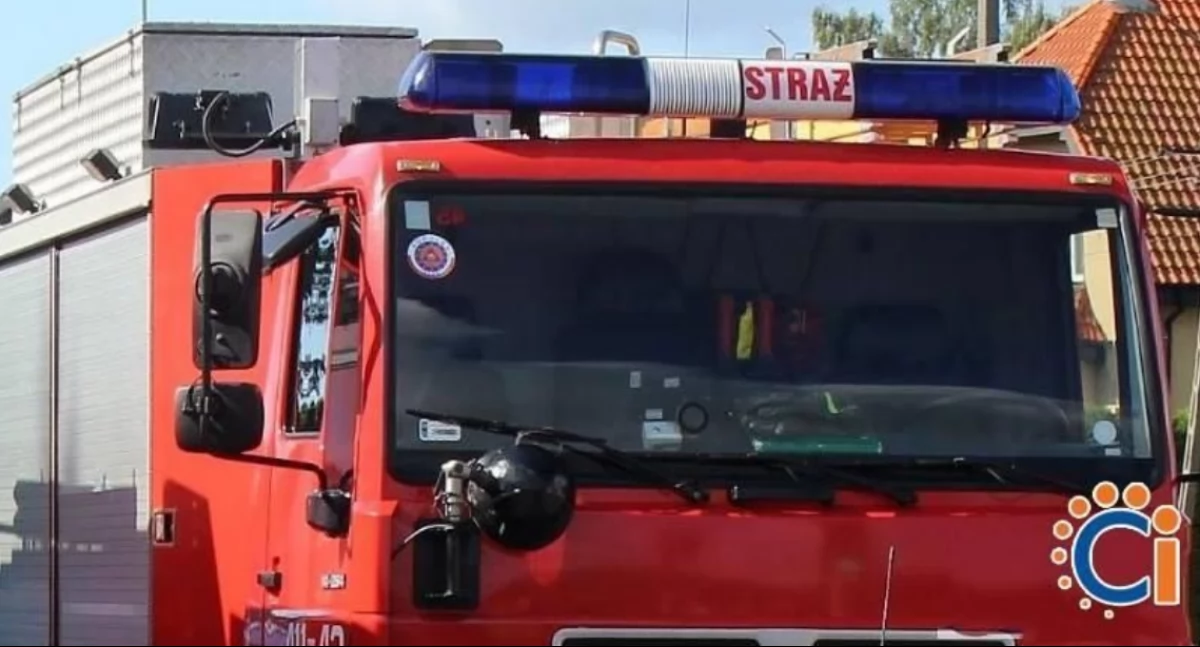 Dziecko zatrzaśnięte w aucie. Interwencja służb w Ciechanowie