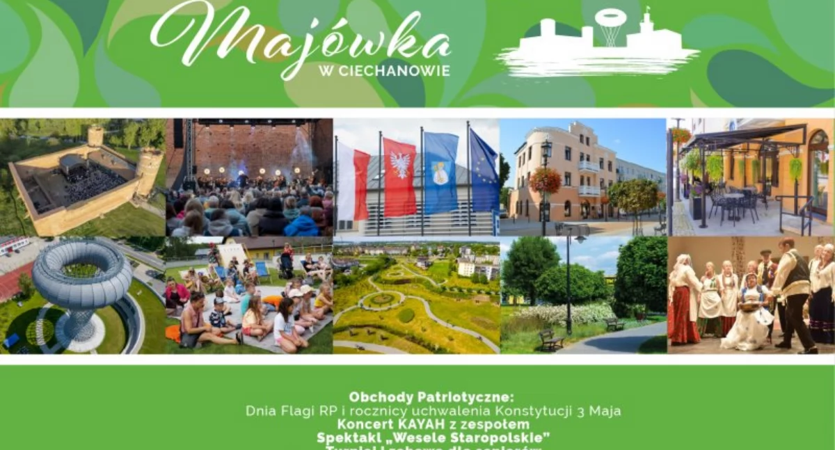 Majówka w Ciechanowie. Co będzie się działo w mieście?