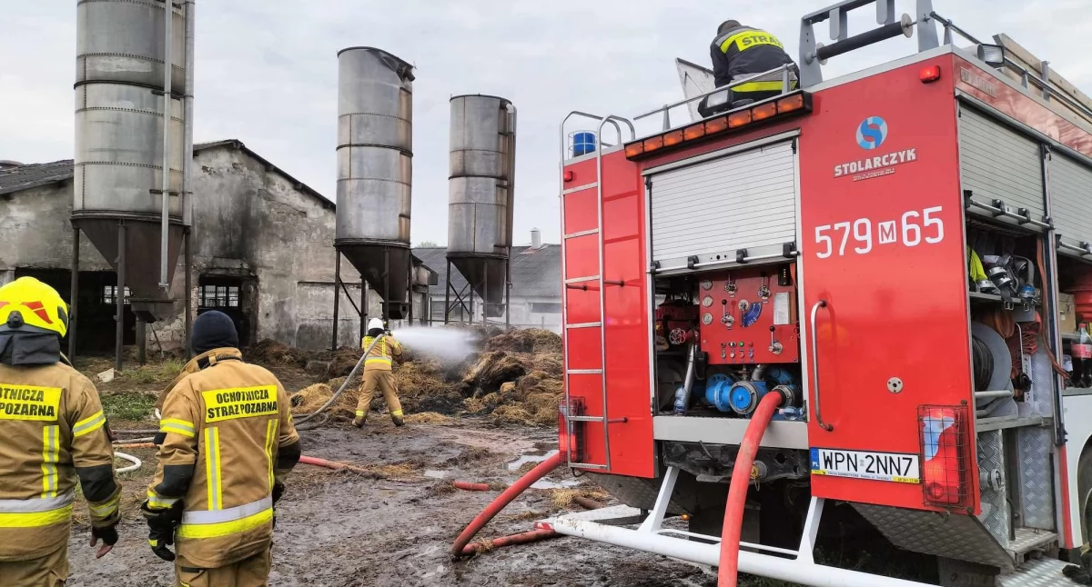 Aż 22 jednostki walczyły z pożarem. Duże straty [zdjęcia]