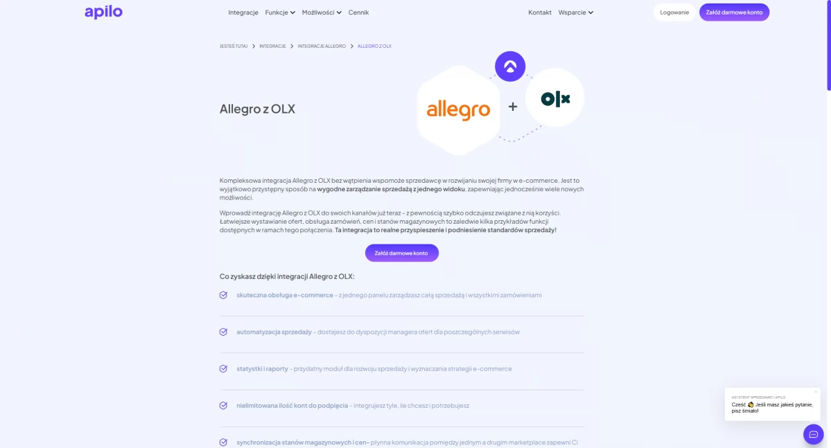 Sprzedaż wielokanałowa - jak połączyć / zintegrować Allegro i OLX? - Apilo