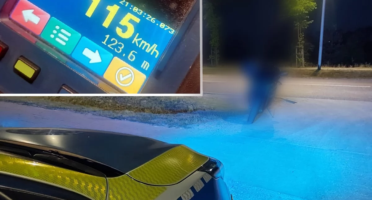Pirat drogowy na motocyklu. Stracił prawo jazdy w sześciu kategoriach