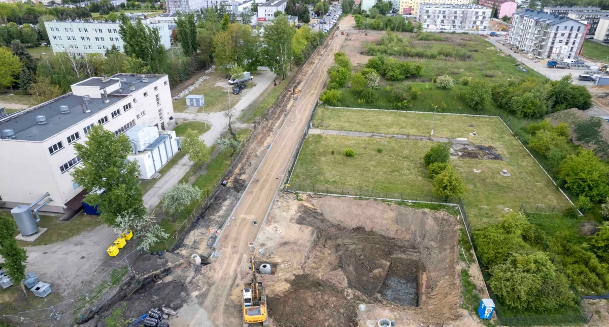 W Ciechanowie postępuje budowa dwóch nowych dróg [zdjęcia]