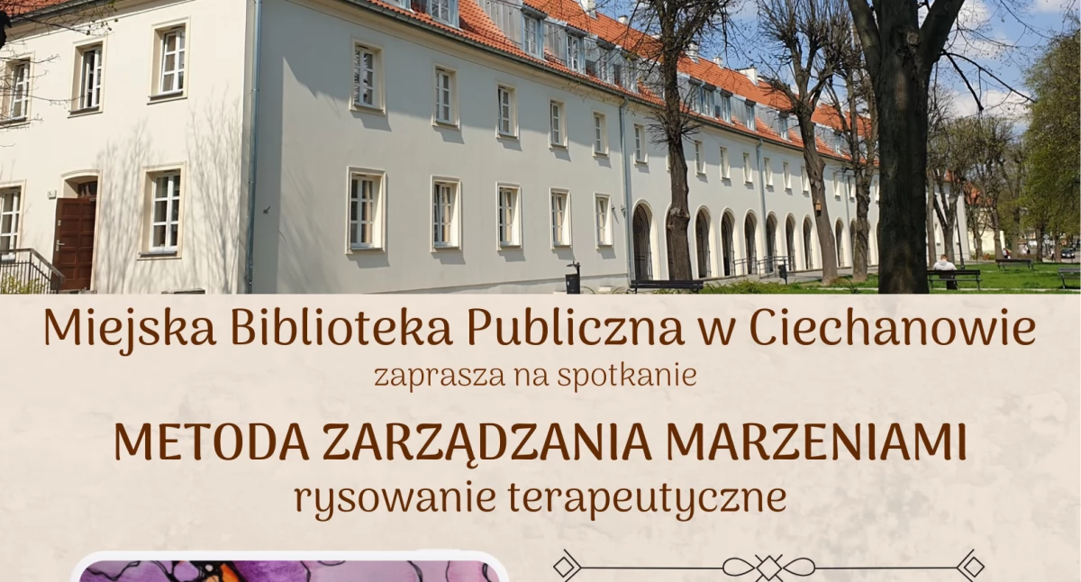 Rysowanie terapeutyczne - warsztaty w ciechanowskiej MBP