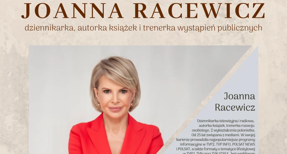 Spotkanie autorskie z Joanną Racewicz w Ciechanowie