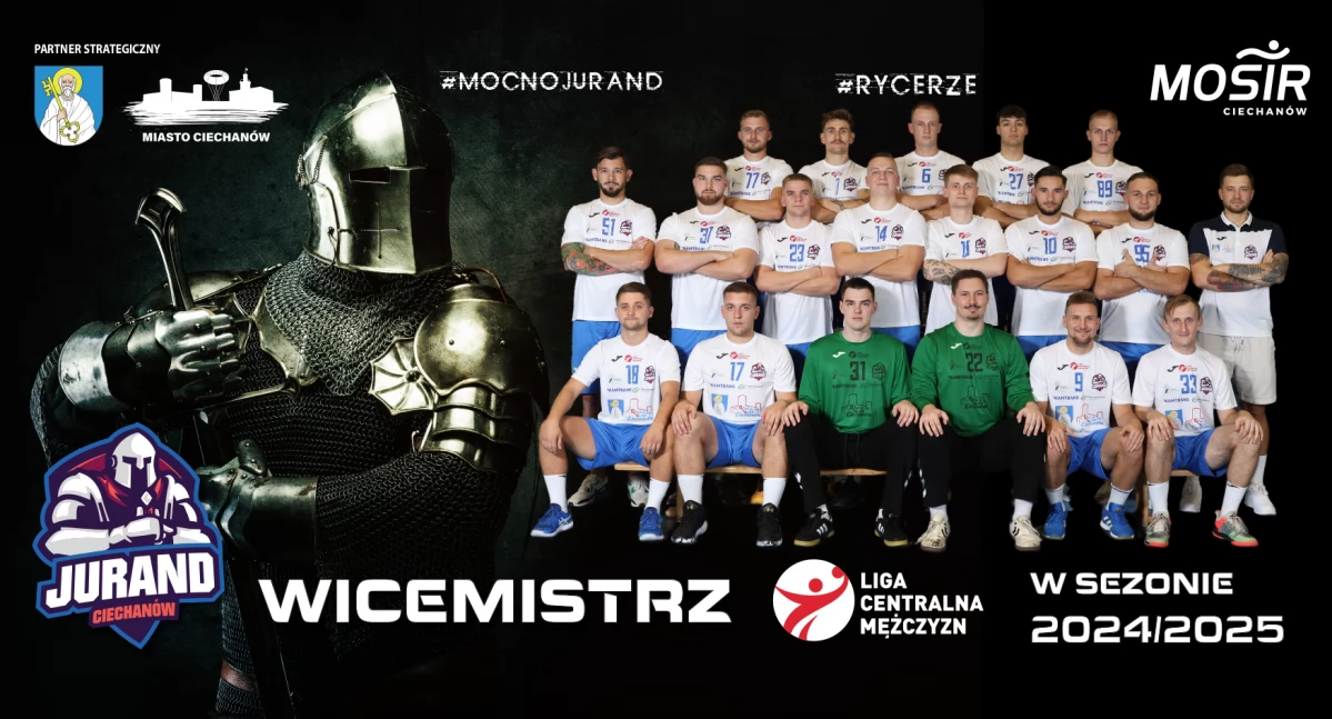 Jurand Ciechanów wicemistrzem Ligi Centralnej!