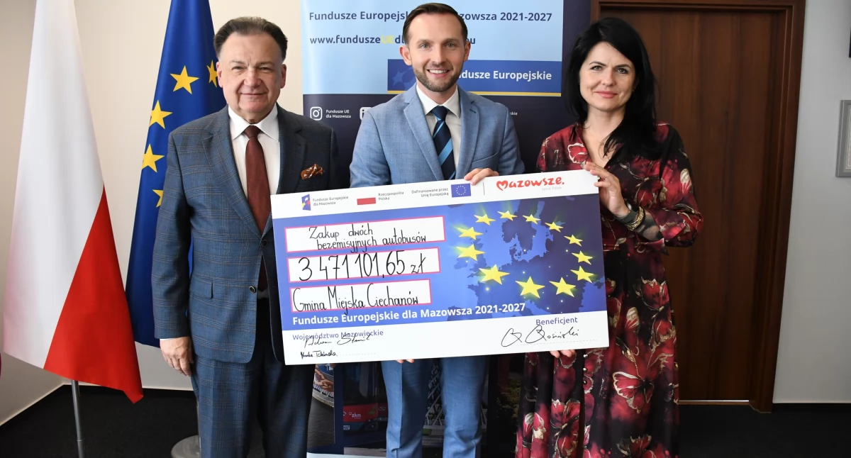 Umowa podpisana. Dwa bezemisyjne autobusy dla Ciechanowa