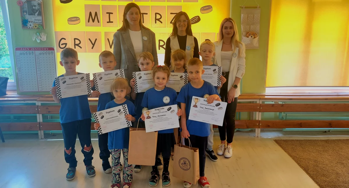 Pierwszy turniej warcabowy w ciechanowskim przedszkolu [zdjęcia]
