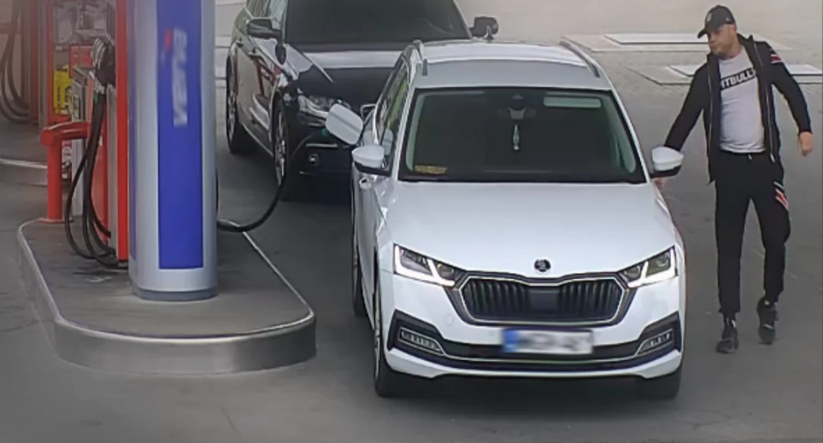 Złodziej na stacji paliw. Poszukuje go policja [zdjęcia]