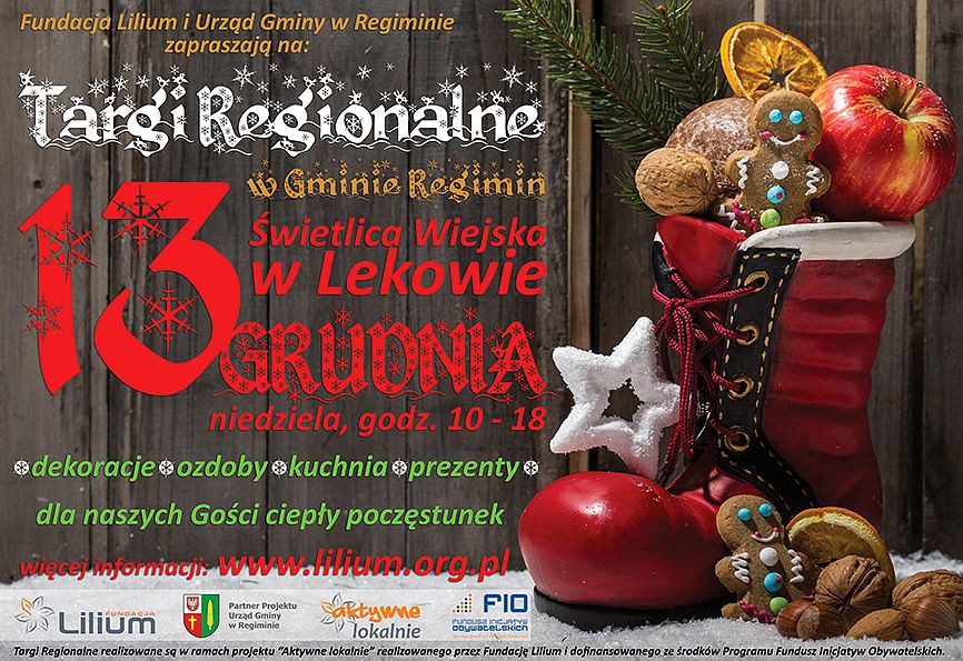 W Lekowie odbędą się Świąteczne Targi Regionalne