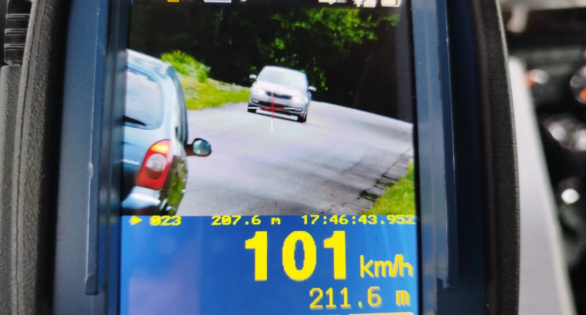 Rażące przekroczenia prędkości. Młodzi ciechanowianie zatrzymani przez grupę Speed