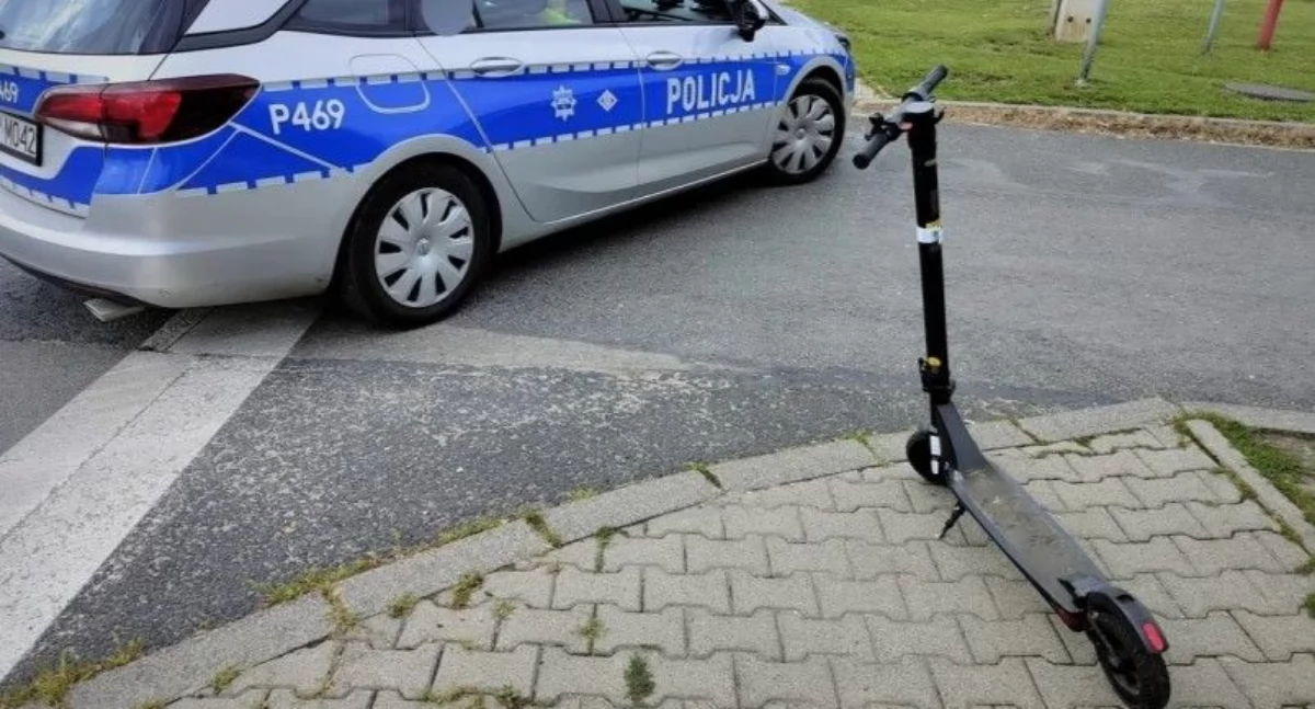 Wypadek na hulajnodze. Ranny 13-latek