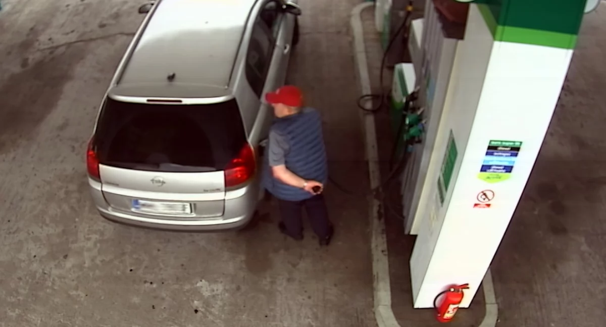 Podmienili tablice i ukradli paliwo. Szuka ich policja [wideo]