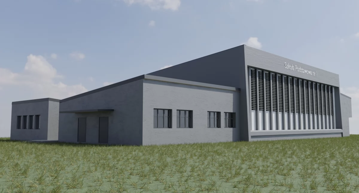 Tak po remoncie ma wyglądać hala sportowa w Ciechanowie [wizualizacja]