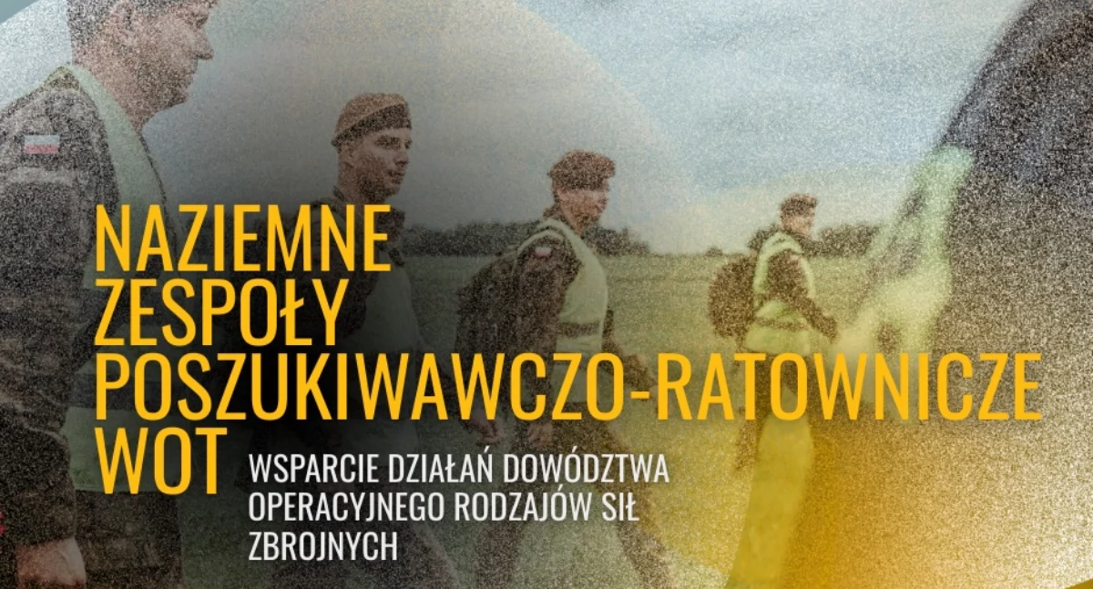 Naziemny Zespół Poszukiwawczo-Ratowniczy 5 Mazowieckiej Brygady Obrony Terytorialnej prowadzi działania