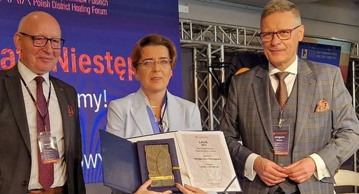 Prezes ciechanowskiej Elektrociepłowni otrzymała Laur Honorowy