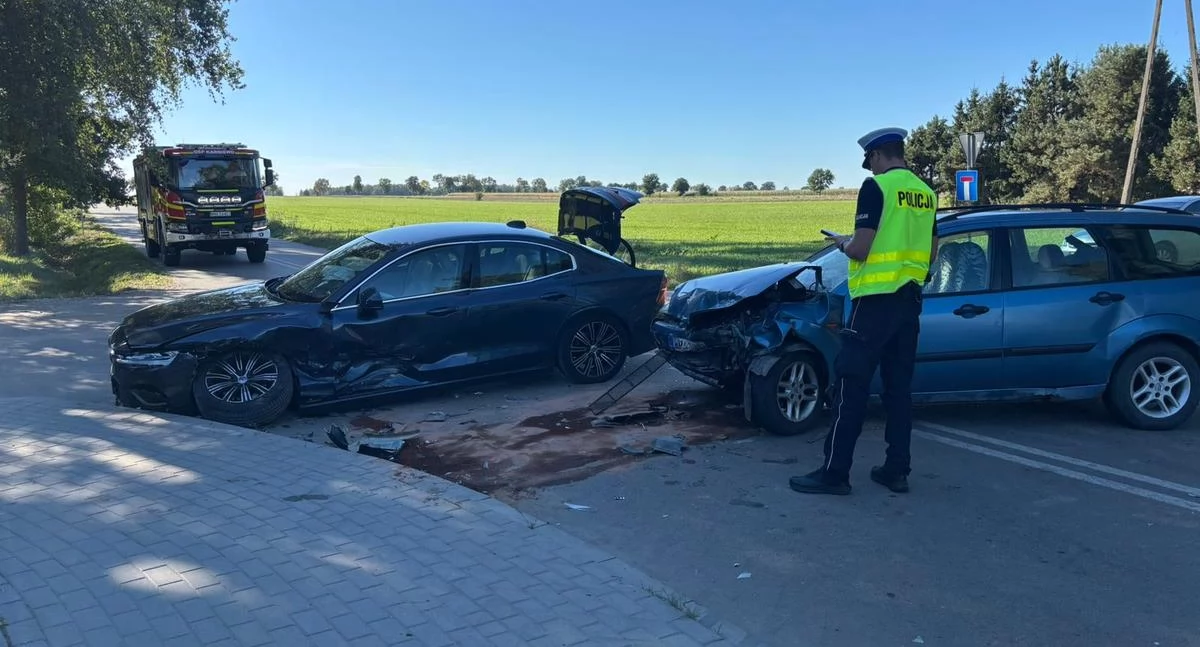 Wypadek na skrzyżowaniu. Sprawcą 78-latek