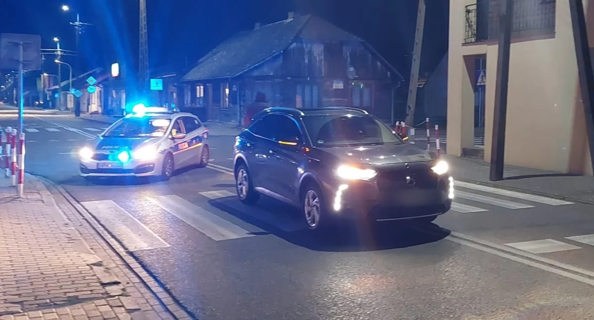 Wypadek na przejściu dla pieszych