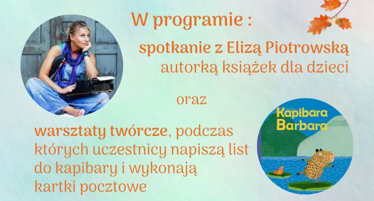 Z autorem za pan brat! Spotkanie dla dzieci w Ciechanowie