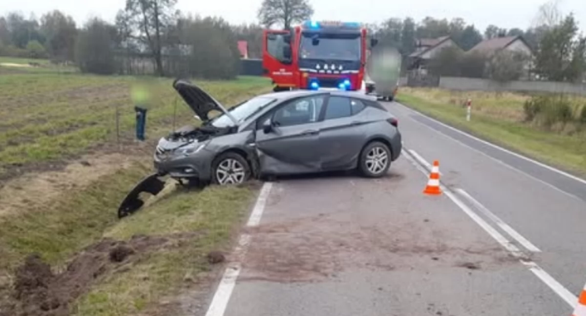Z ostatniej chwili: Dwie osoby poszkodowane w wypadku