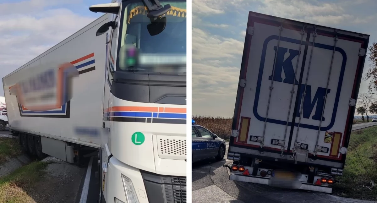Pilne! Utrudnienia w ruchu na drodze Ciechanów-Płońsk